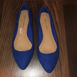 Cobalt blue flats size 11
